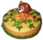 Dětské dorty – dort lvíček d03