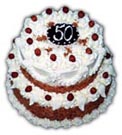 Narozeninové dorty – dort patrový oříškový n06
