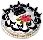 Svatební dorty – dort velké kolo s14